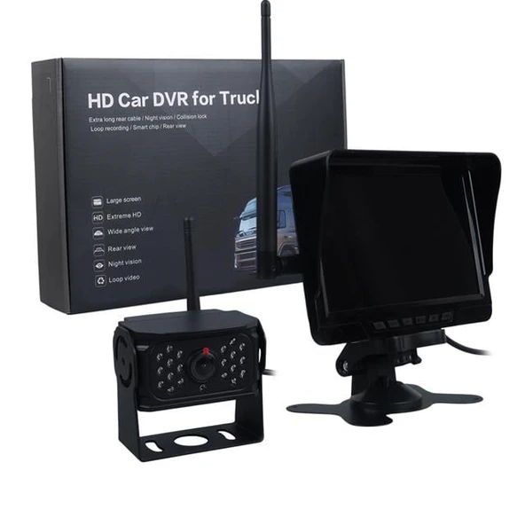 Powermaster DVR T70-F19 Kablosuz Araç Kamera Ve Monitör Seti - 5