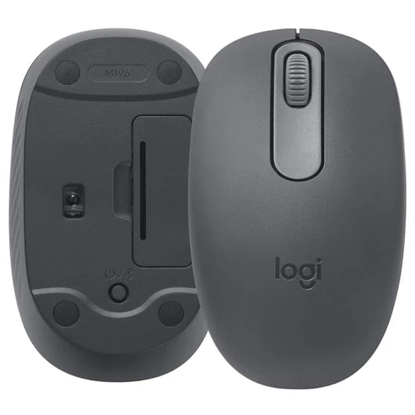 Logitech M196 1000DPI Optik Kablosuz Bluetooth Mouse Gri 910-007459
