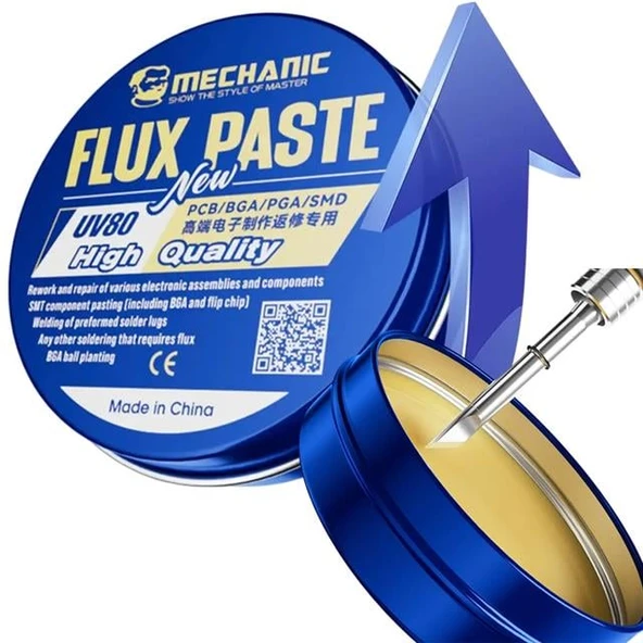 Powermaster UV50 50 Gram Lehim Flux Pastası PCB-BGA-PGA-SMD