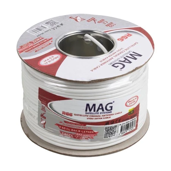 Mag RG59 FA Mini Anten Kablosu 100 Metre - 3