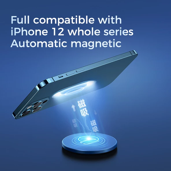 Joyroom JR-A28 Manyetik Mıknatıslı 15w Iphone 12 Serisi Hızlı Şarj Kablosu - 4
