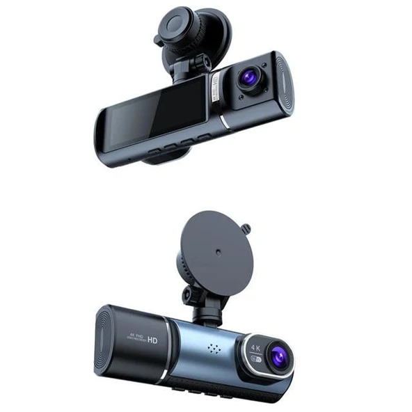 Powermaster PM-27086 3.16" Tft Ekran Çift Kameralı Gps Modüllü Hd Araç Kamerası Dvr (128Gb Destekli) - 2