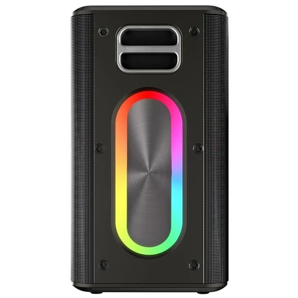 Microlab M60 Vega 100W RGB 2 Adet Kablosuz Mikrofonlu Bluetooth Karaoke Hoparlör (15.000Mah Batarya) - 4