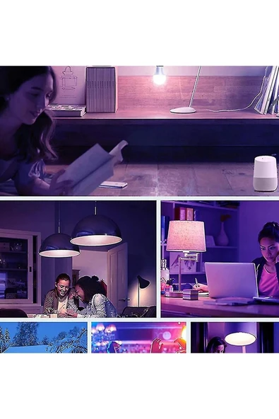 Akıllı Rgb Led Lamba Ampul 9w 50hz 800 Lümen - 5