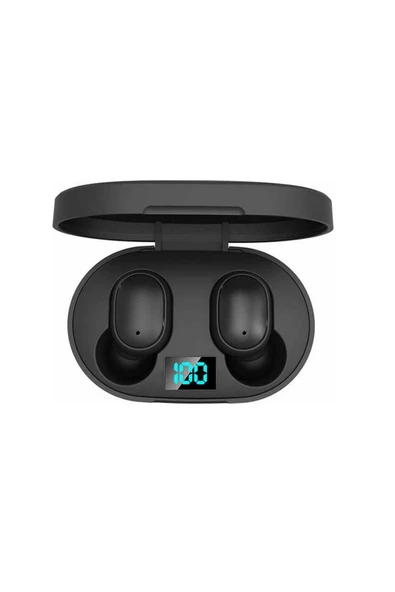 E6s Kablosuz Kulaklık Dijital Göstergeli Bluetooth Kulaklık 5.0 - 2