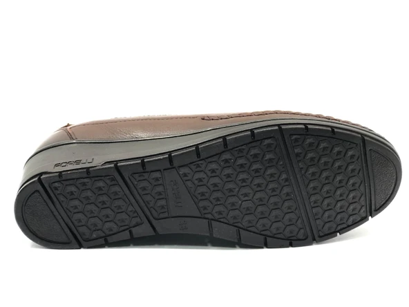 Forelli Morıza Hakiki Deri Ortopedik Comfort Kadın Casual Ayakkabı - Resim 4