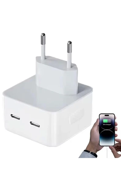 Usb Portu Hızlı Şarj Aleti Taşınabilir Pd 3.0 35w Cep Telefonu Şarj Adaptörü Usb-c Port