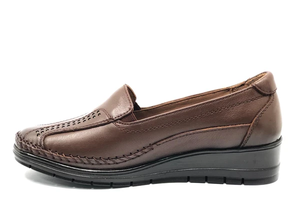 Forelli Morıza Hakiki Deri Ortopedik Comfort Kadın Casual Ayakkabı - Resim 12