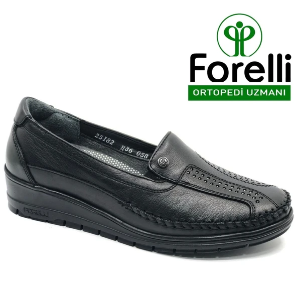 Forelli Morıza Hakiki Deri Ortopedik Comfort Kadın Casual Ayakkabı - Resim 2