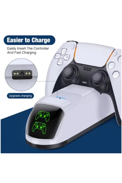 Ps5 Dualsense Şarj Istasyonu Playstation 5 Uyumlu Charging Station - 3