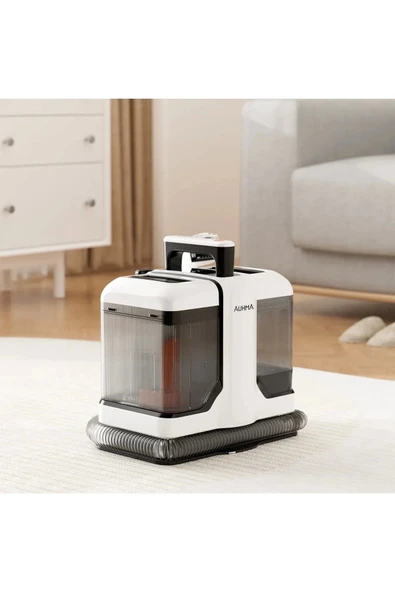 Auhma Koltuk Ve Halı Yıkama Makinesi 2 Başlıklı Leke Çıkarıcı 450 Watt Beyaz - 3