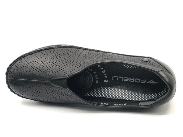 Forelli Essel Hakiki Deri Ortopedik Comfort Kadın Casual Ayakkabı - Resim 5