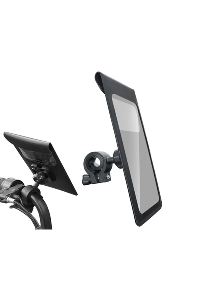 Motosiklet Bisiklet 360° Döndürülebilir Su Geçirmez Telefon Kılıfı Telefon Tutucu 4’’-7.2 İnç