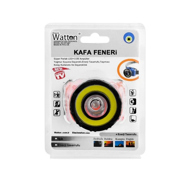 Güçlü Pilli Kafa Lambası Wt-607 - 5