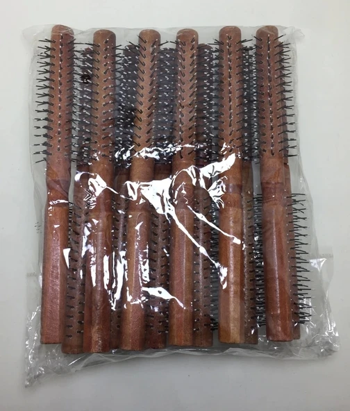 Astra Rd-557 Koyu Ahşap Renk Saç Fırçası Tarak - 2