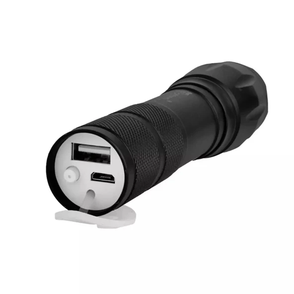 Powerbank Özellikli Uzun Menzilli El Feneri  Wt-039 - 6