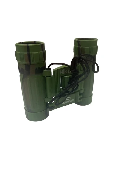 8x21 Dürbün Kamuflaj Av Dürbünü 56m/1000m Kauçuk Kaplama - 4