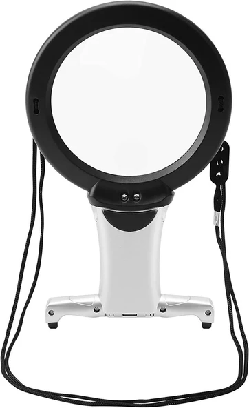 2x 6x Led Eller Serbest,boyun Asılı,dıkış,okuma İçin En Uygun Büyüteç 11b1 - 5