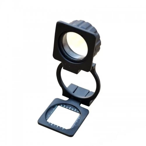 Tekstilciler Için  Kumaş Kontrolü Büyüteç,katlanan, Metal 15x Büyütme - 5