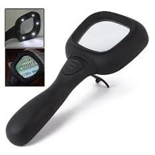 6 Ledli Ve Mor Işıklı Büyüteç 60mm - 7