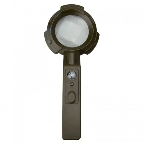 7 Led Aydınlatma,fener,pusula,4x Büyütme Okuma Büyüteç Th600557 - 3