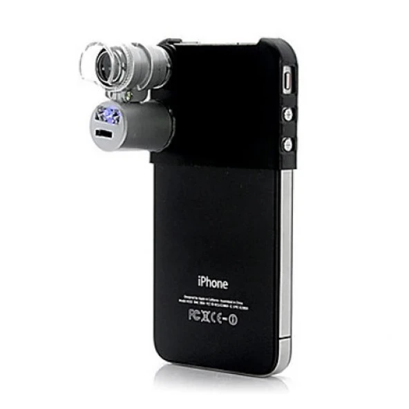 Iphone5 Için Uyumlu Kapaklı Lens Mikroskop Taşınabilir Mini Cep Boyutu Led Mikroskop No.9882ip5ii - 7