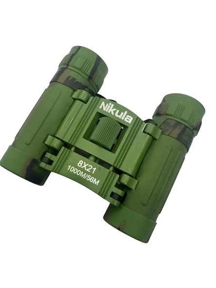 8x21 Dürbün Kamuflaj Av Dürbünü 56m/1000m Kauçuk Kaplama - 6