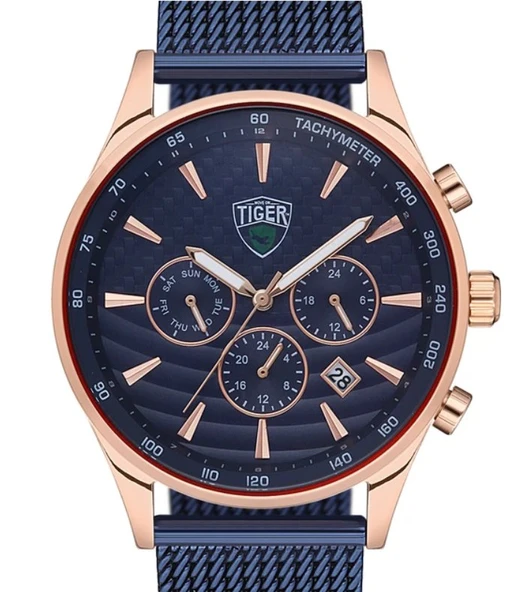 TI-2115MLRS TIGER ÇELİK ERKEK SAATİ ürün görseli