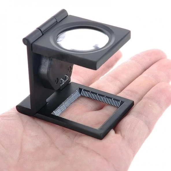 25x25 Mm Full Çelik Kaplı Katlamalı Büyüteç Th9005b - 6