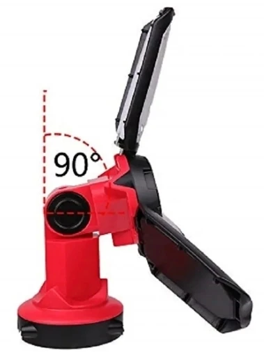 P-8801 Şarjlı Katlanabilir 3xcob Led+ 3w Led Çok Fonksiyonlu Kamp Feneri - 3