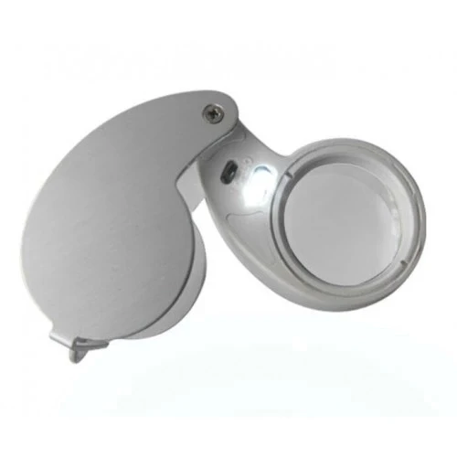 Mini 40x25mm Takı Büyüteç, Cep Büyüteç, Teftiş, Elmas Pullar, Madeni Kontrol Lup Mg21011 - 4