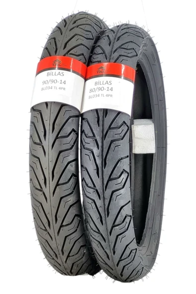 BİLLAS  80/90-14 VE 90/90-14 HONDA DİO LASTİK TAKIMI BL34 - Resim 3