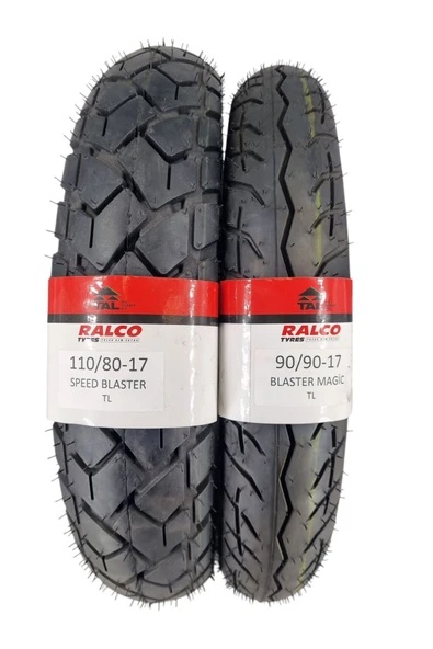 RALCO TYRES MOTOR LASTİK 110/80-17 VE 90/90-17 LASTİK TAKIMI TL (TUBELESS - DUBLEKS) - Resim 2