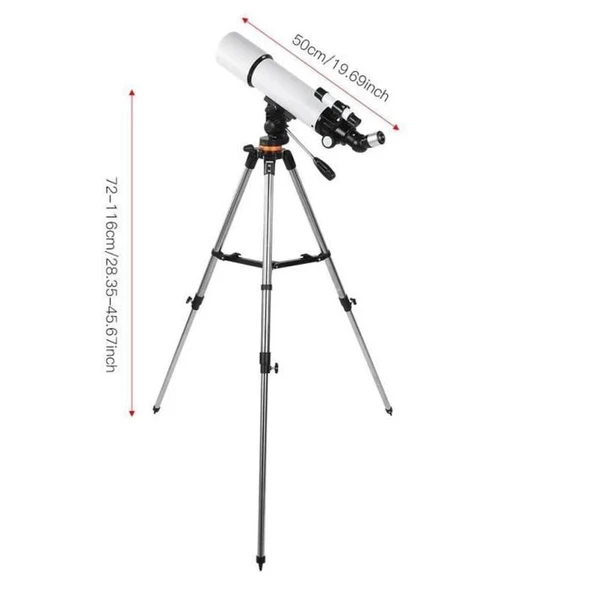 Cf50080 Yüksek Netlik Monoküler Kara Ve Uzay Teleskobu - 3