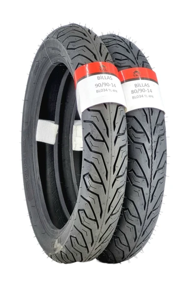 BİLLAS  80/90-14 VE 90/90-14 HONDA DİO LASTİK TAKIMI BL34 ürün görseli