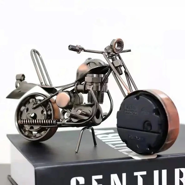 Metal Motosiklet Saat - 3