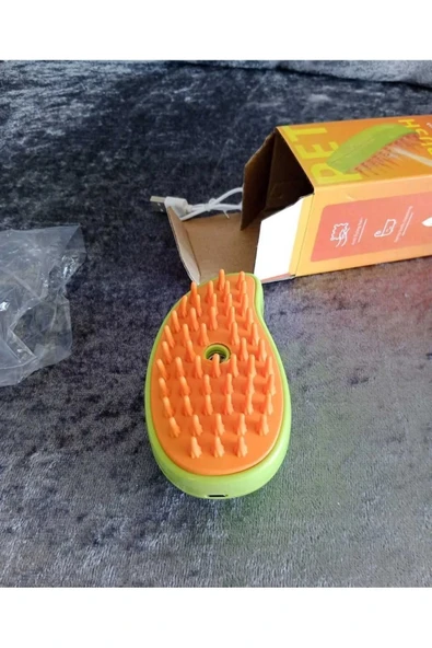 Pet Brush Kedi Köpek Buharlı Tarak Şarjlı Buharlı Tüy Toplama Tarak Buharlı Tüy Yumuşatma Tarak - 4