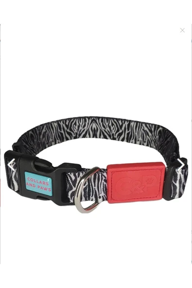collars and paws Köpek Boyun Tasması Zebra
