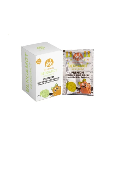 İSİS ROYAL Kedi Kumu Koku Giderici Bergamot , (KEDİ KUMU MUCİZESİ 10 'LU PAKET) - 2