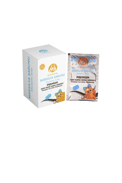 İSİS ROYAL Kedi Kumu Koku Giderici Marsilya Sabunu , (KEDİ KUMU MUCİZESİ 10 'LU PAKET) - 2
