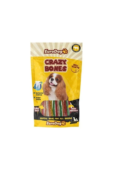 Eurodog Eurogold Dog Meaty Love Crazy Bone Munchy Kemik 100 Gr.