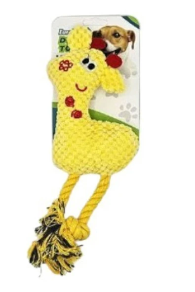 Eurodog Sesli Peluş Zürafa Köpek Oyuncağı 28 cm