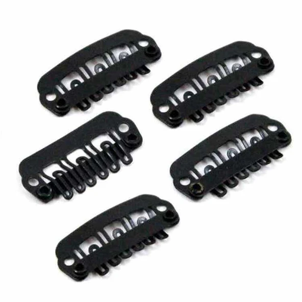 Saçsız Bebek Tokası Aparatı ( 100 Adet ) Siyah