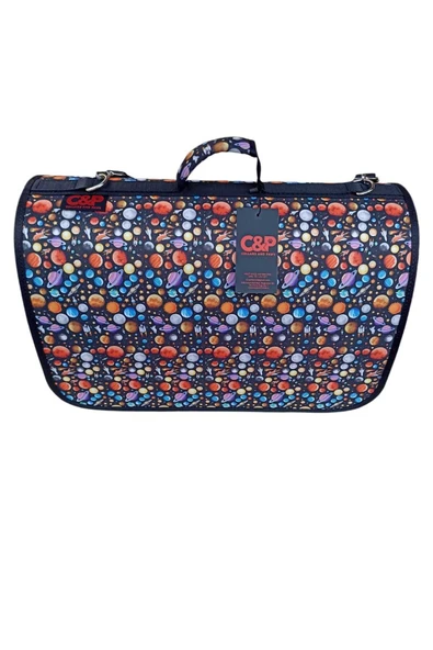 collars and paws C&P Collars and paws kedi köpek taşıma çantası Airfile kenarlı uzay bag ürün görseli