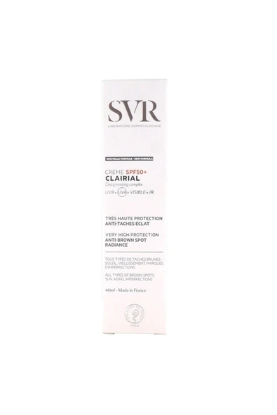 SVR Clairial Creme Spf 50 40 Ml