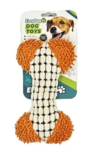 Eurodog Sesli Peluş Kemik Köpek Oyuncağı 18 cm