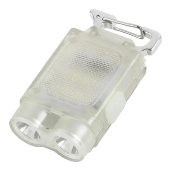 V15 Edc El Feneri 1200lm Anahtarlık Işık Tip-c Şarj Edilebilir Taşınabilir Mini Torch Mıknatıs Klips Ile Kamp Cep Fener ürün görseli