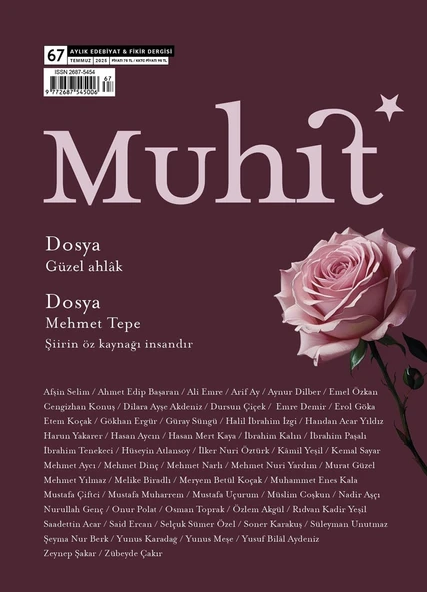 Muhit Dergi 67.Sayı Temmuz 2025 ürün görseli 1