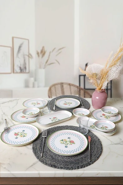 Keramika Rose Line Kahvaltı Takımı 12 Parça 6 Kişilik 22911-13 - 4