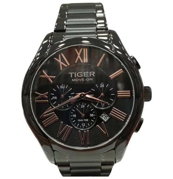 TF-03219SS TIGER ÇELİK ERKEK SAATİ - Resim 2